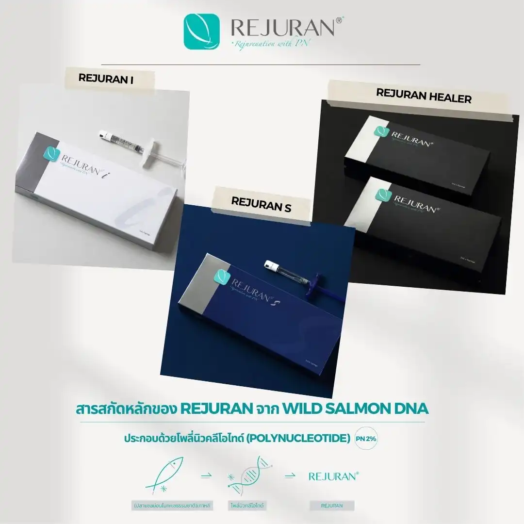 Rejuran [รีจูรัน] หน้าฉ่าวาว ฟื้นฟูสภาพผิวด้วยโพลี่นิวคลีโอไทด์บริสุทธิ์