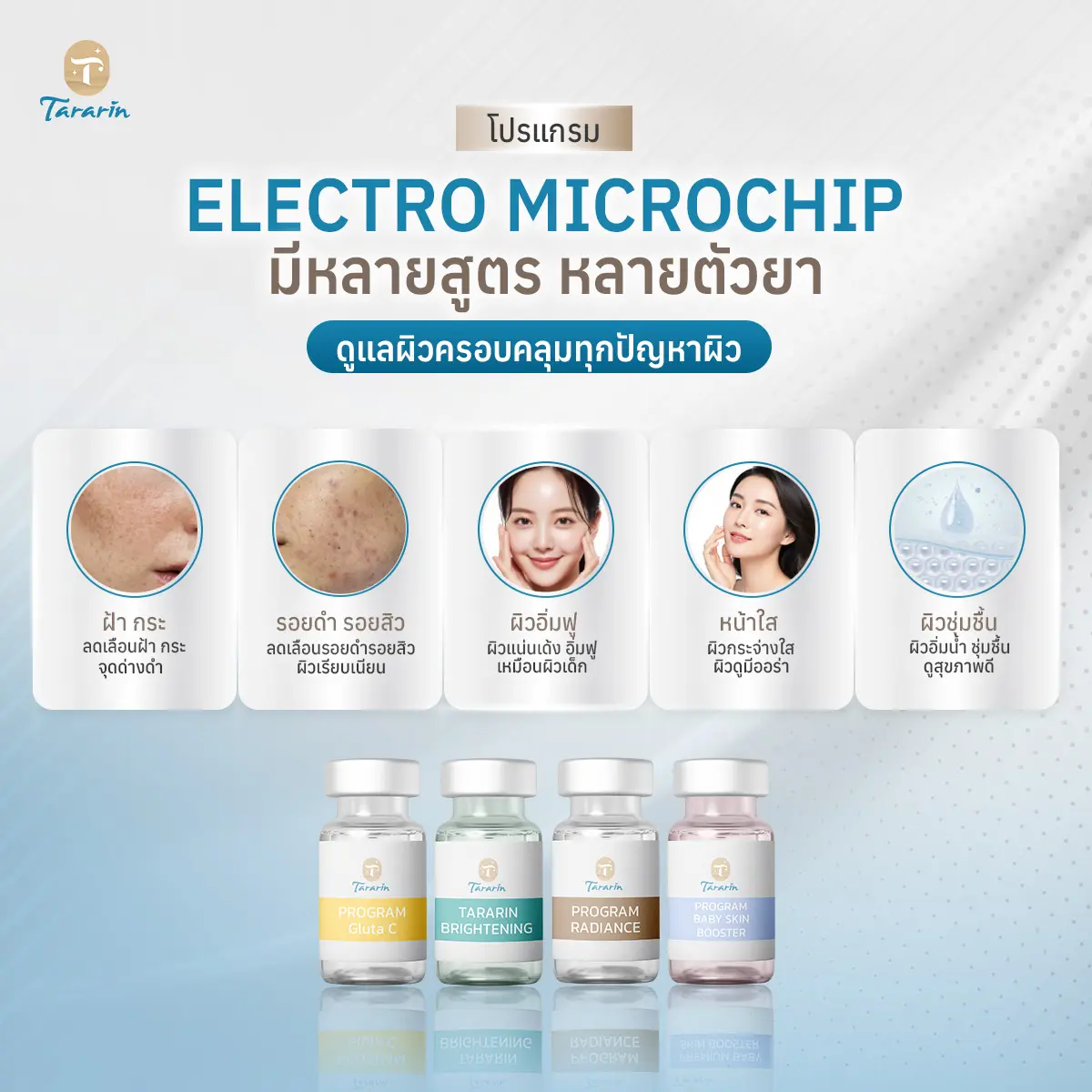 Electro Microchip โปรแกรมดูแลผิวและเส้นผม