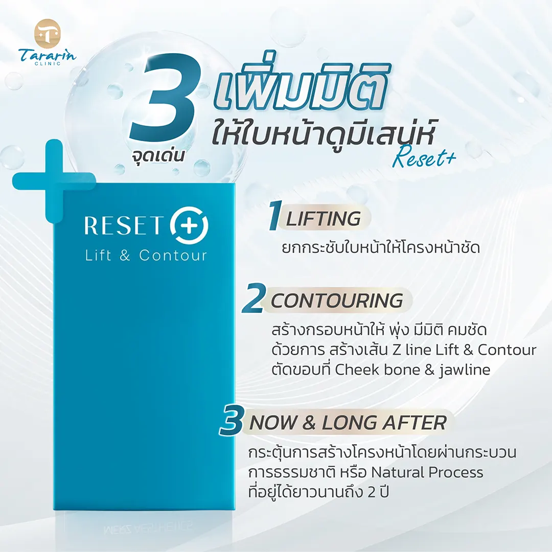 ผลลัพธ์การฉีด Radiesse Plus โหนกแก้ม แนวกราม แนวขากรรไกร คาง วีเชป