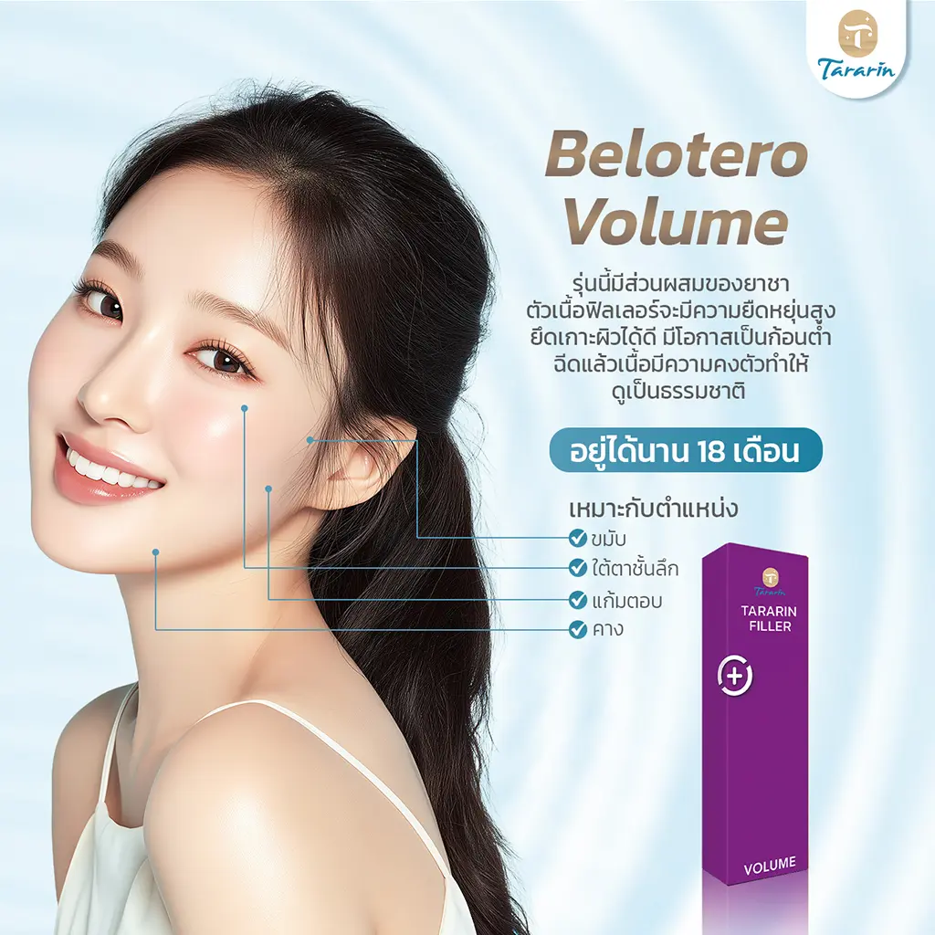 Belotero Volume ฟิลเลอร์เสริมโครงหน้า
