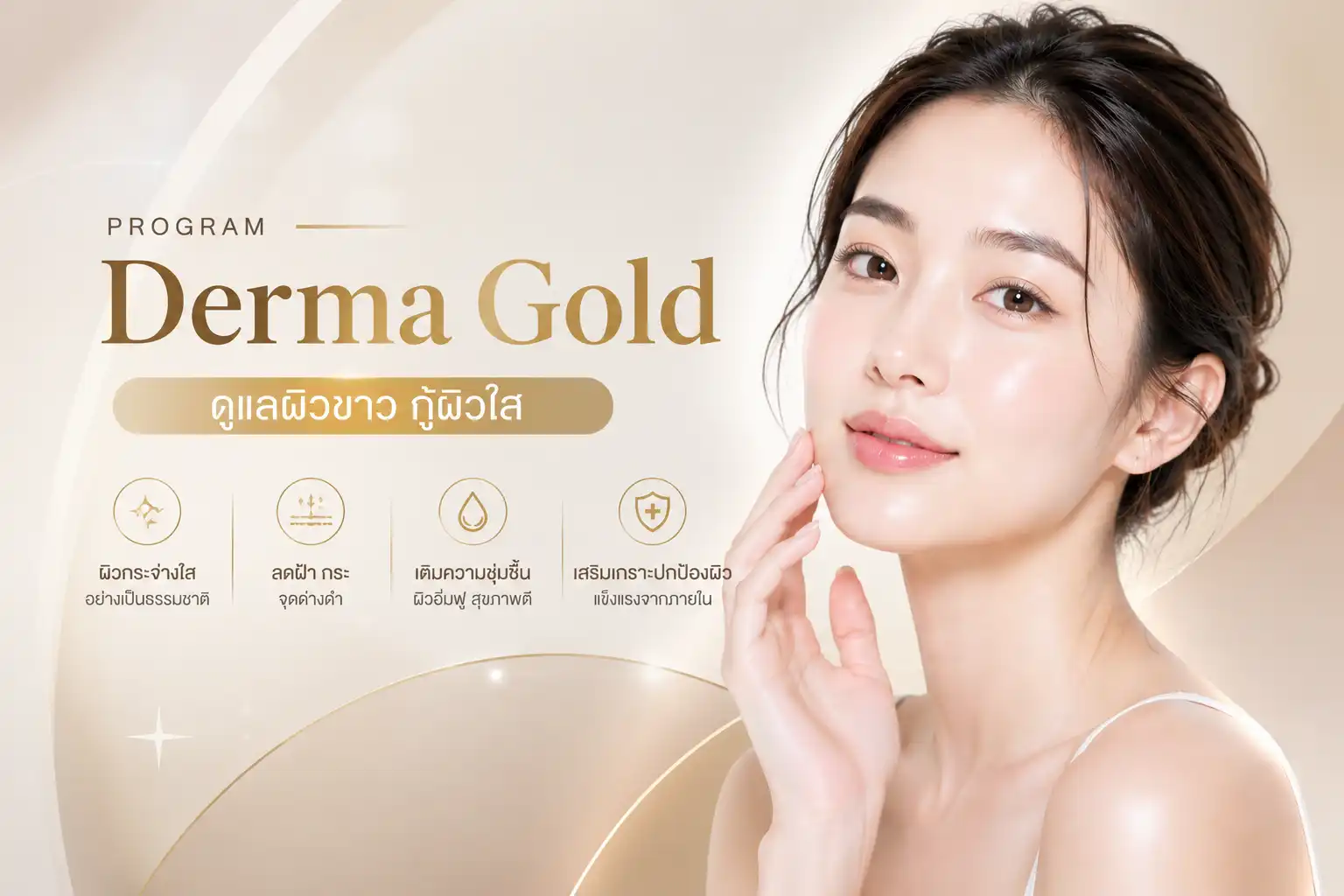 DERMA GOLD ทรีทเมนท์ผิวขาว กู้ผิวหน้าให้กลับมาสดใส