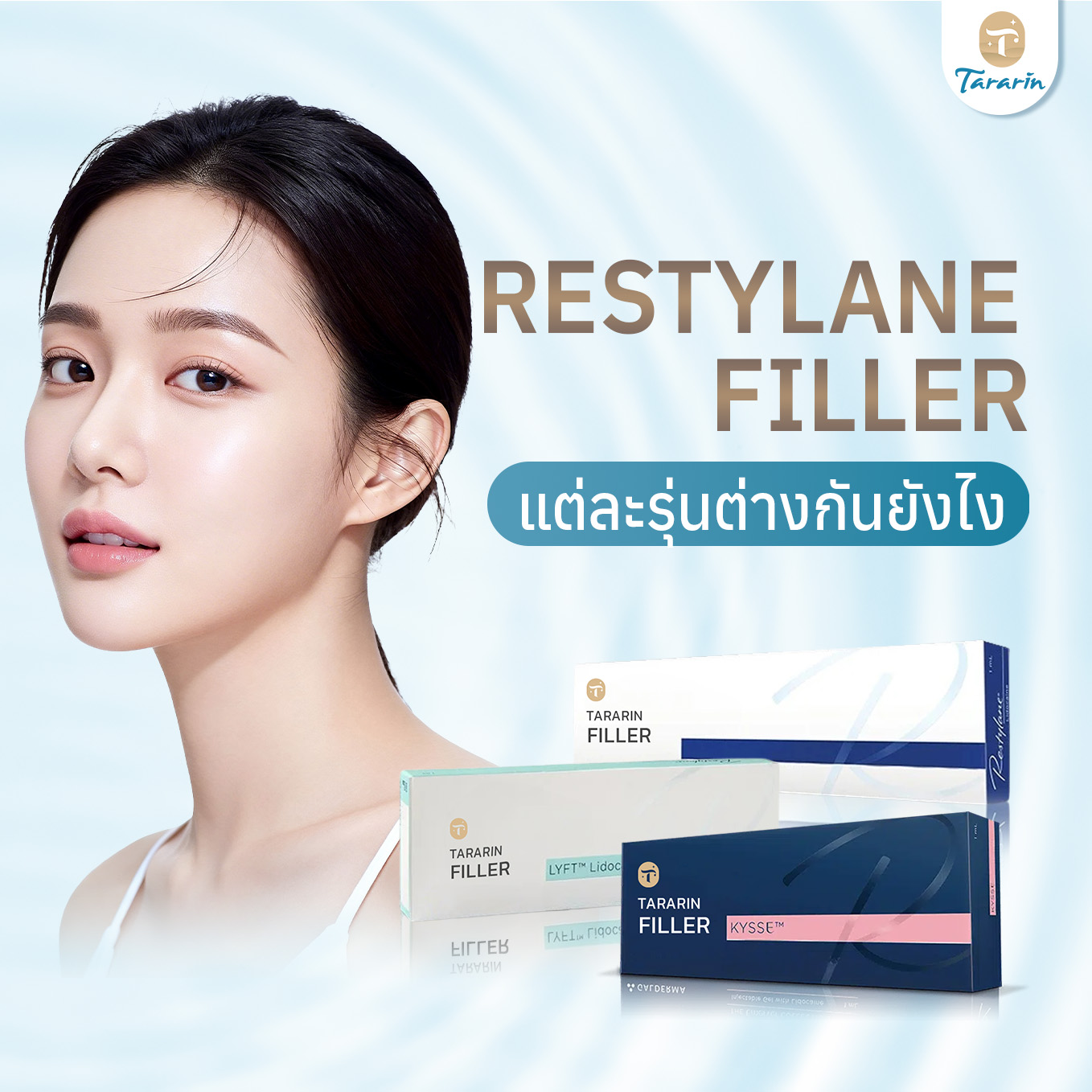 โปรแกรมฉีดฟิลเลอร์สวีเดน Restylane