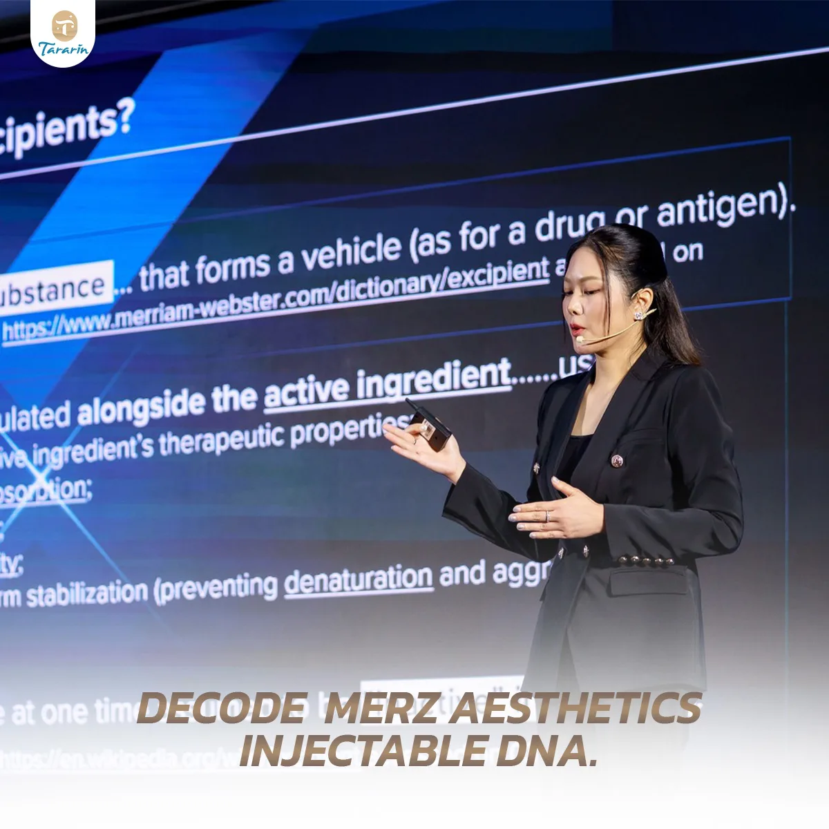 ภาพบรรยากาศงานสัมมนา DECODE MERZ AESTHETICS INJECTABLE DNA 3
