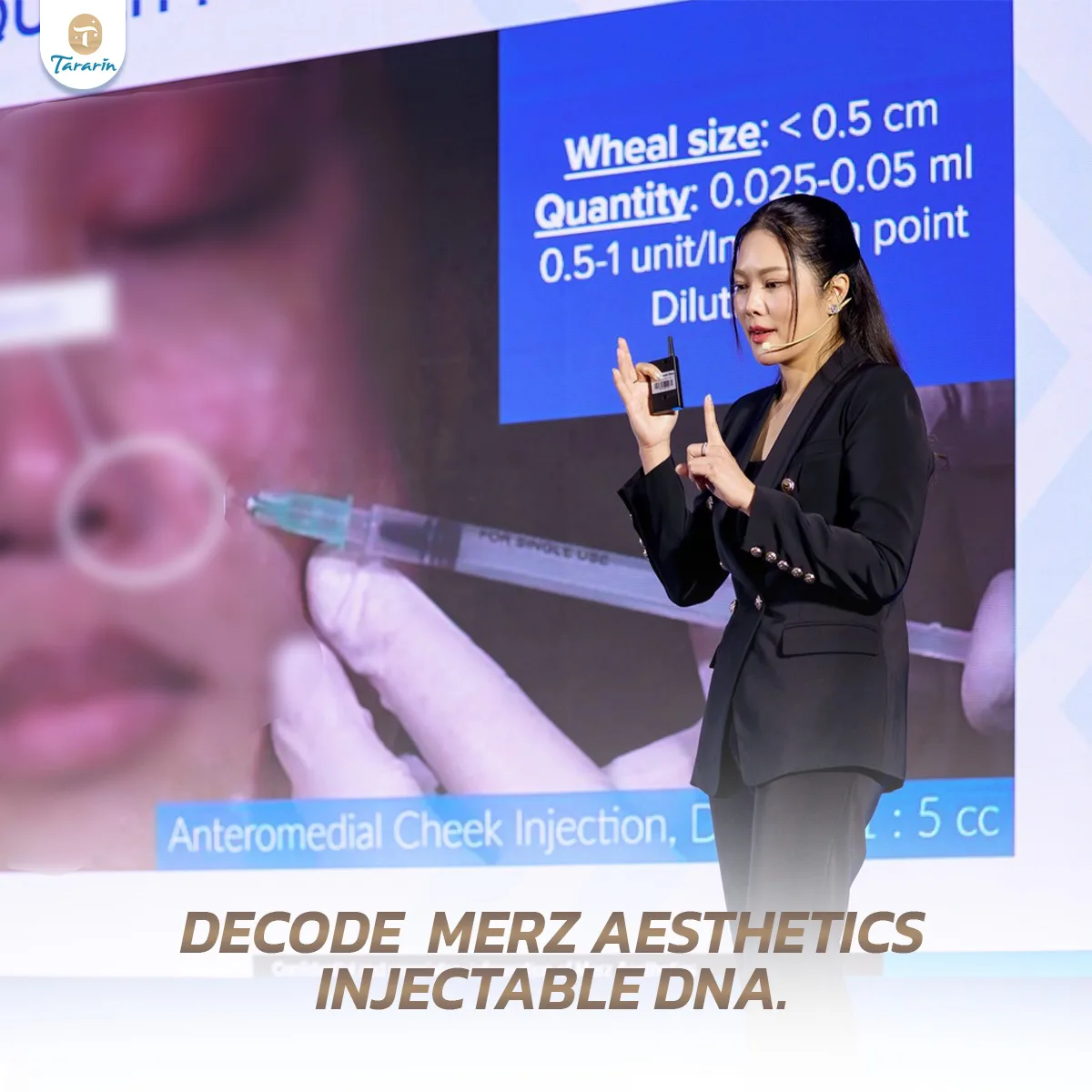 ภาพบรรยากาศงานสัมมนา DECODE MERZ AESTHETICS INJECTABLE DNA 9