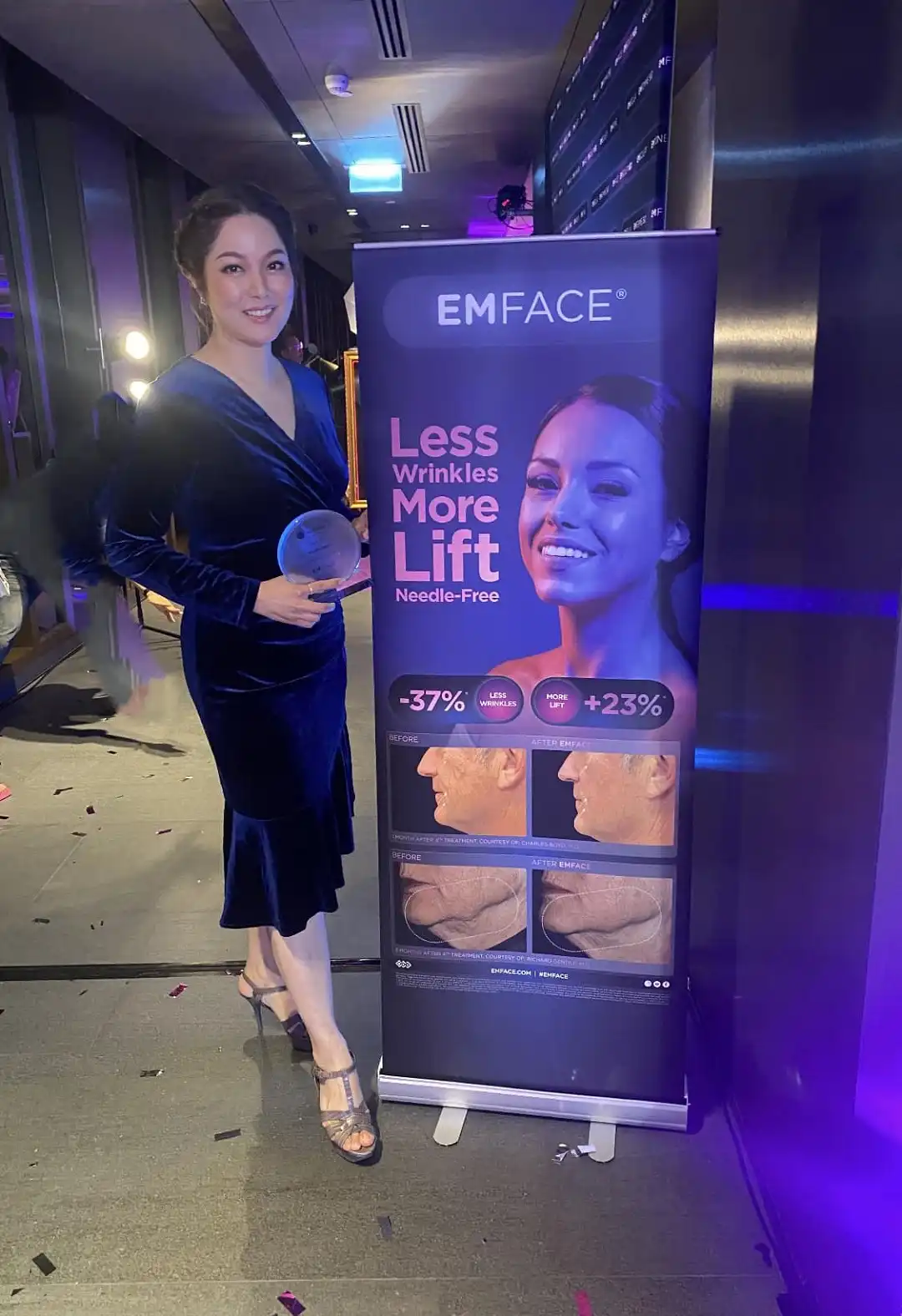 ธารารินคลินิก เข้าร่วมเปิดตัวเครื่อง EMFACE