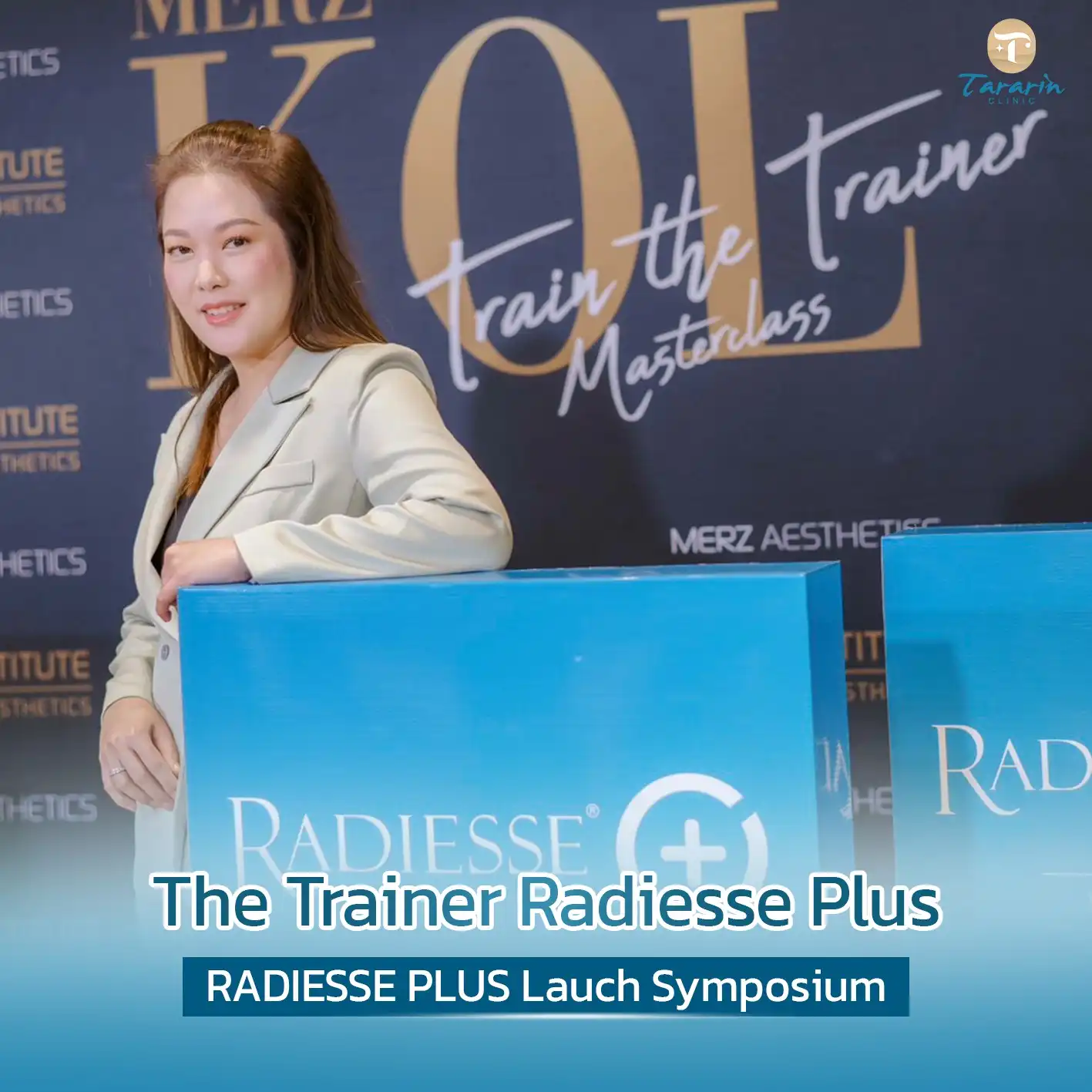 คุณหมอฝน ได้รับเชิญร่วมงาน เปิดตัว RADIESSE PLUS Launch Symposium 7